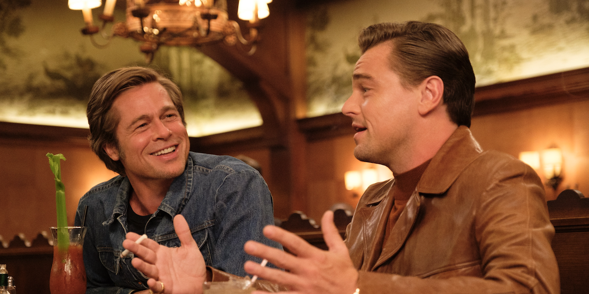 Brad Pitt and Leonardo DiCaprio in Once Upon a Time in Hollywood