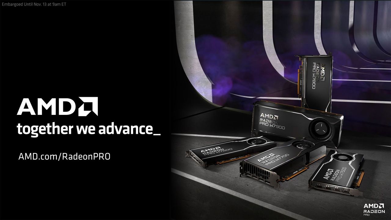 AMD Radeon Pro W7700 Slide Deck