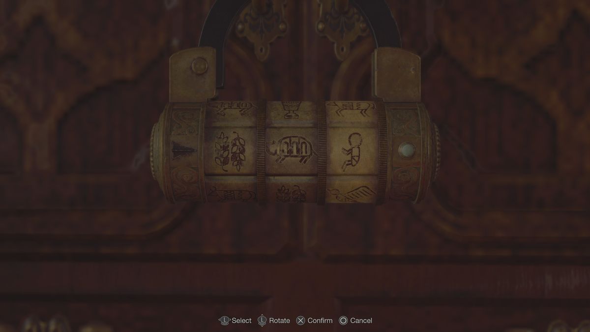 resident evil 4 remake lock combination