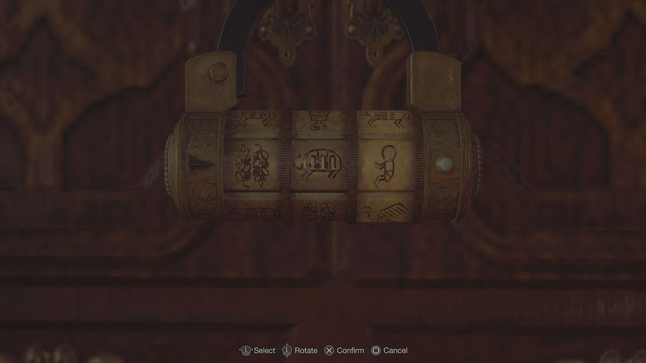 resident evil 4 remake lock combination