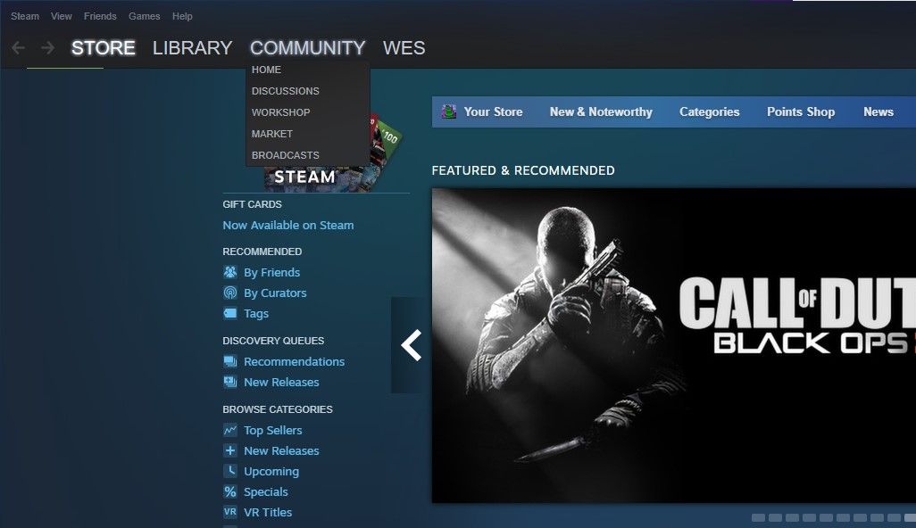 Steam's new UI vs. old UI
