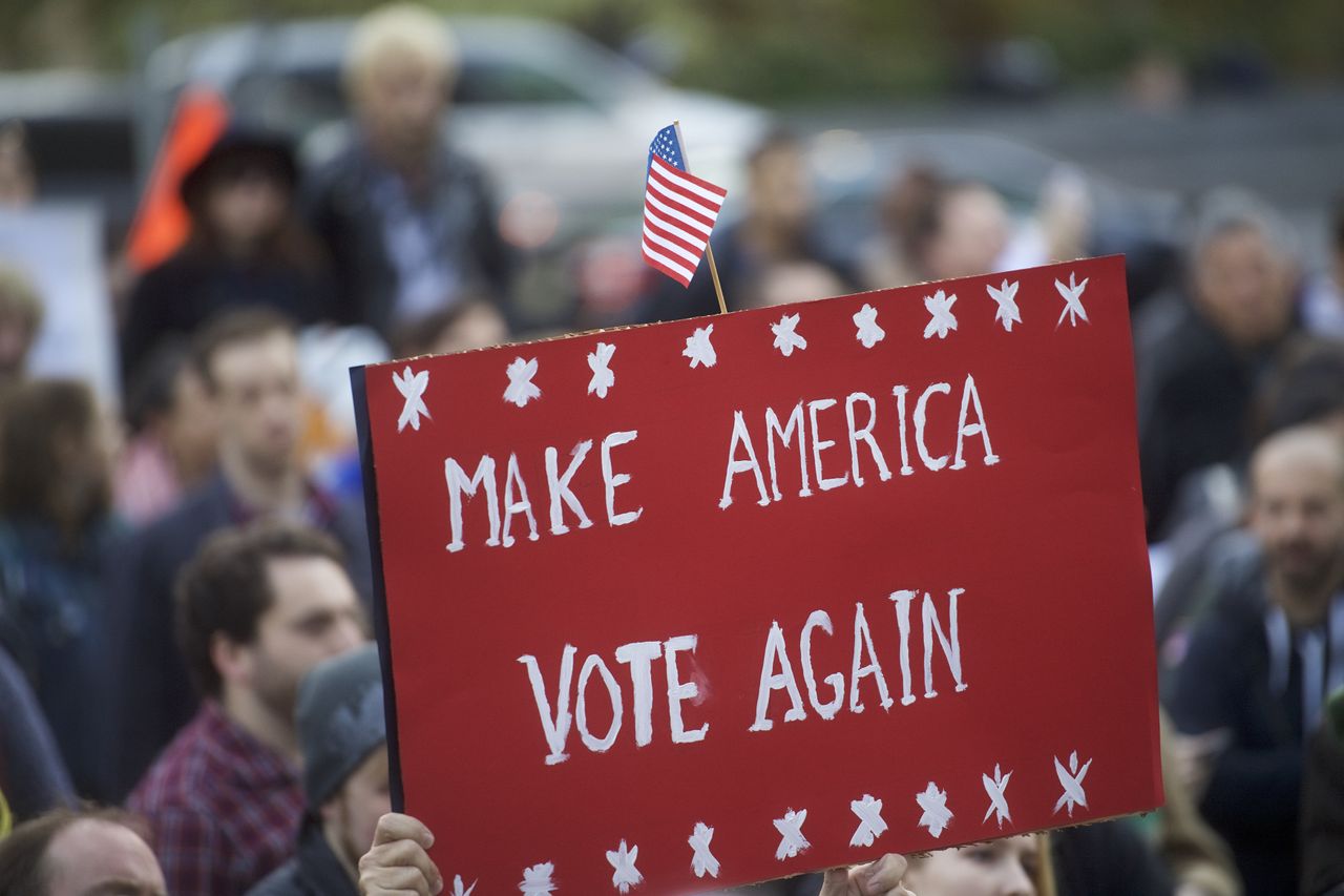 The Electoral College votes on Monday.