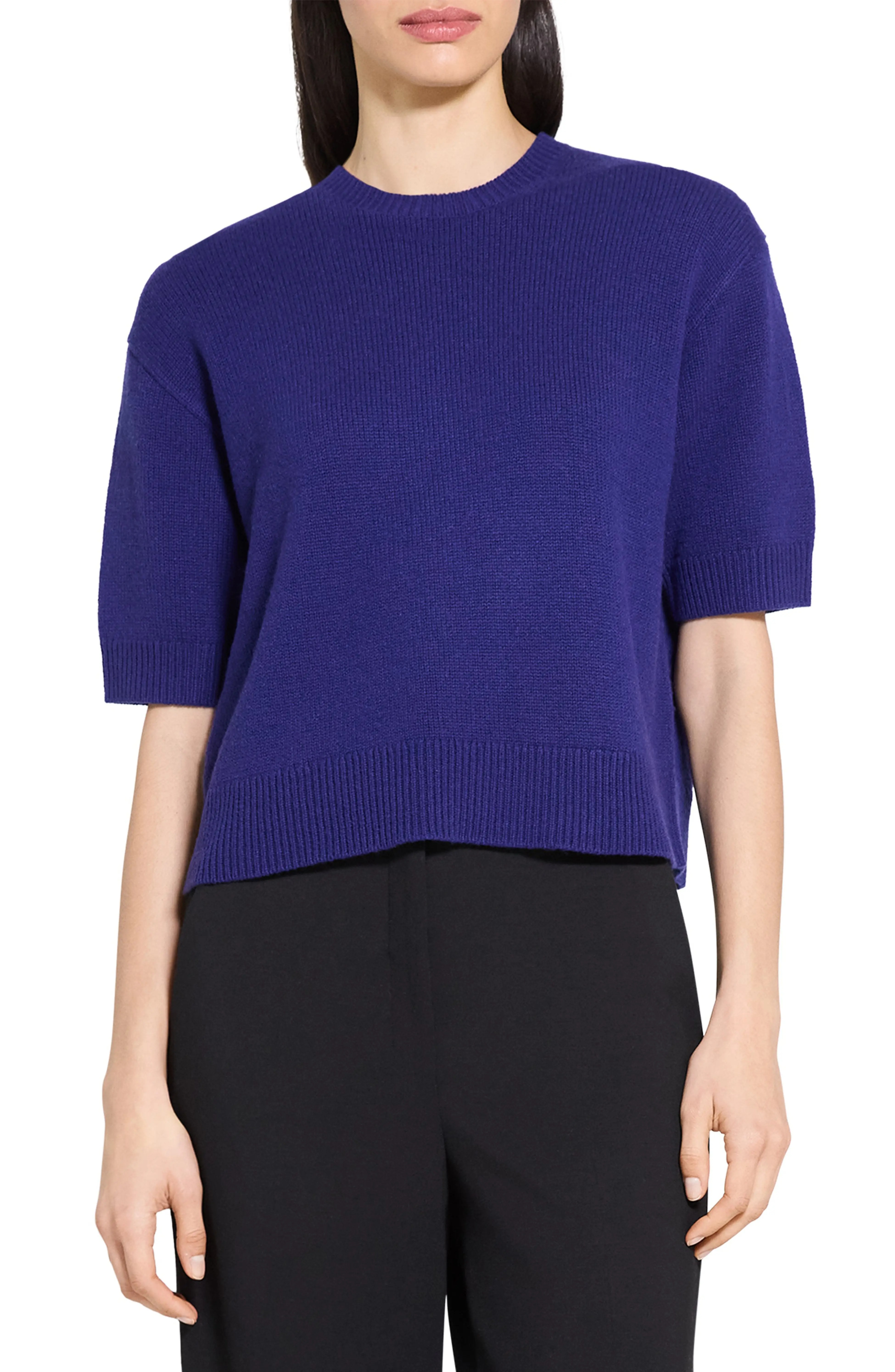 Theory, Short Sleeve Cashmere Sweater