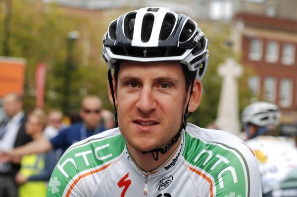 Matthew Brammeier (HTC-Highroad) at the start
