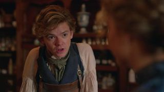 Thomas Brodie-Sangster as Jack Dawkins aka The Artful Dodger in The Artful Dodger