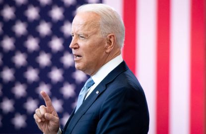 Biden talks about voting rights