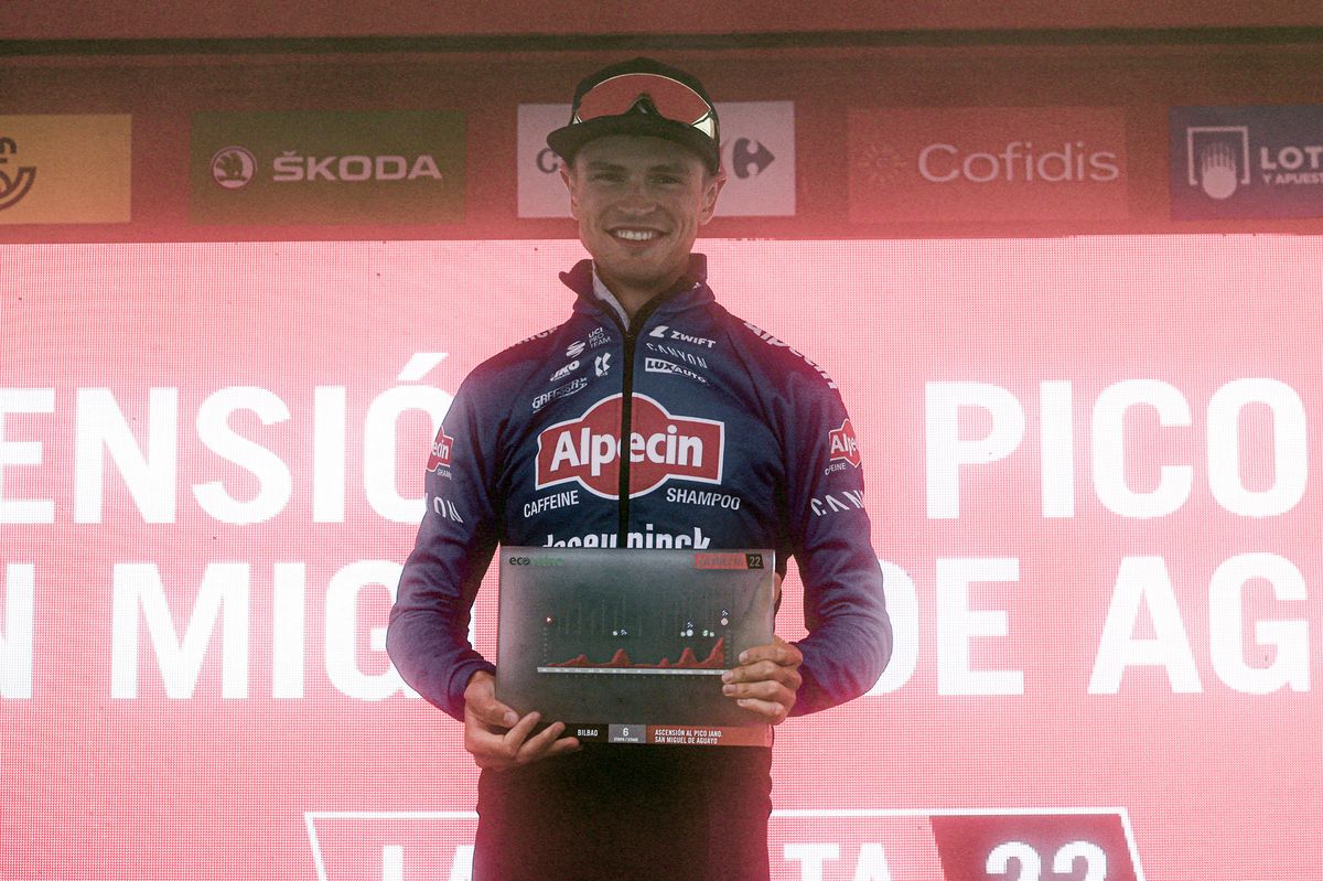Vuelta Espana 2022 - 77th edition - 6th stage - Bilbao - Pico Jano 181,2 km - 25/08/2022 - Jay Vine (AUS - Alpecin - Fenix) - photo Luis Angel Gomez/SprintCyclingAgency&Acirc;&copy;2022