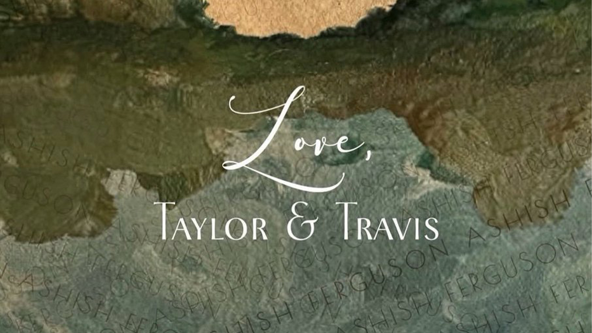 Taylor Swift wedding invite