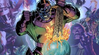 Fantastic Four villains in a collage