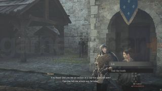 Lie or tell the truth for the urchin in Dragon's Dogma 2