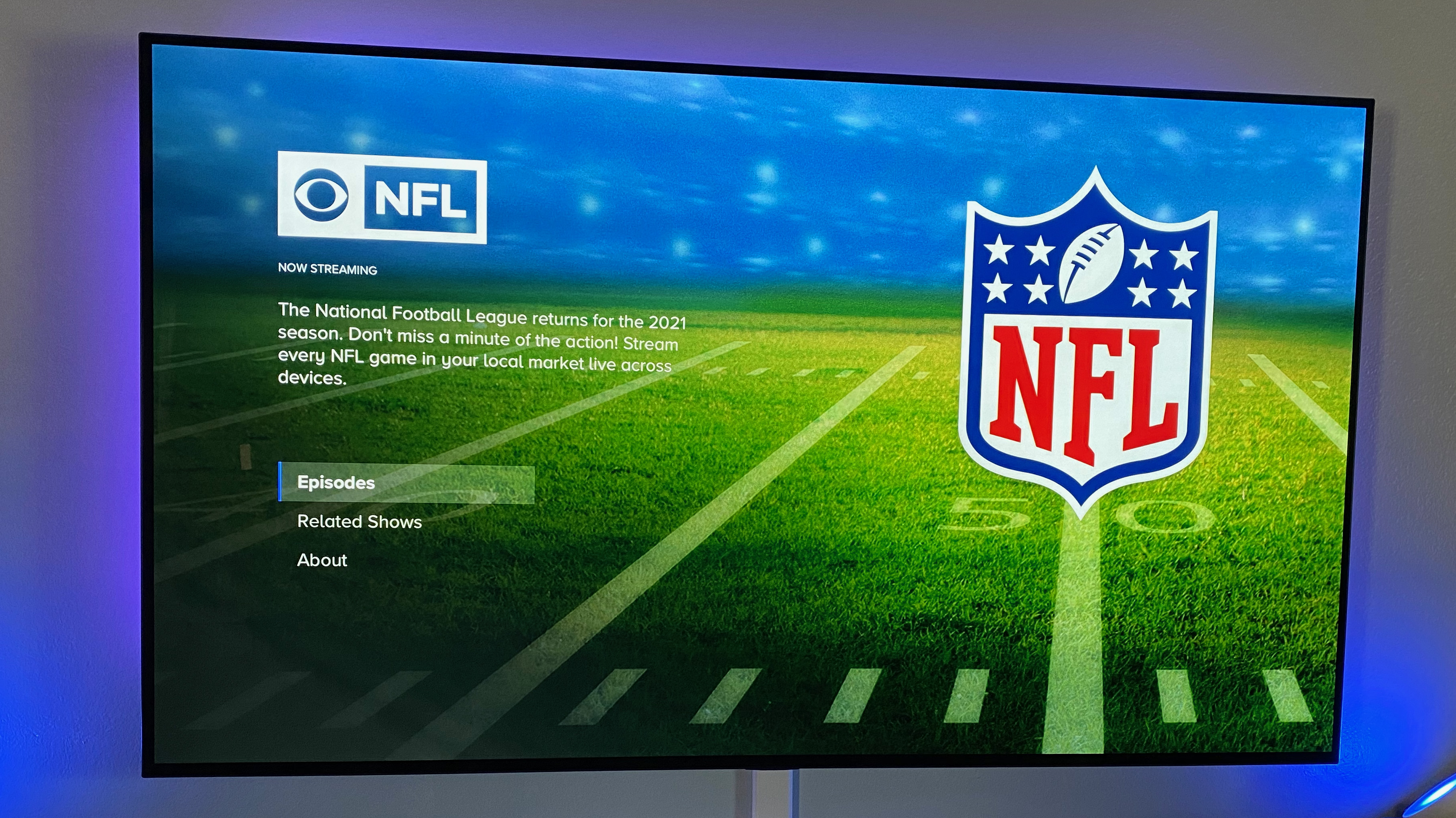 watch nfl live on paramount plus