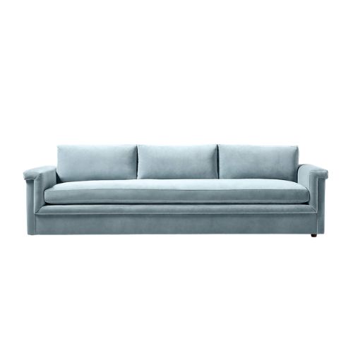 Pale blue couch