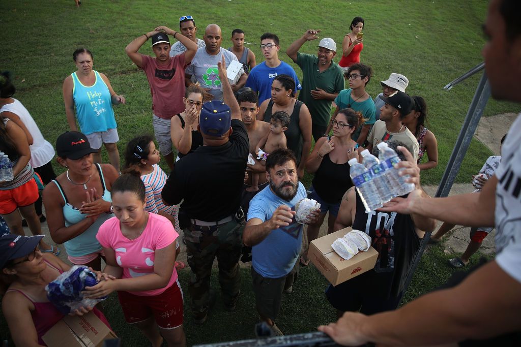 Victims of Hurricane Maria. 