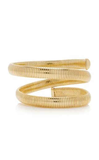 Exclusive Cobra 24k Gold-Plated Cuff