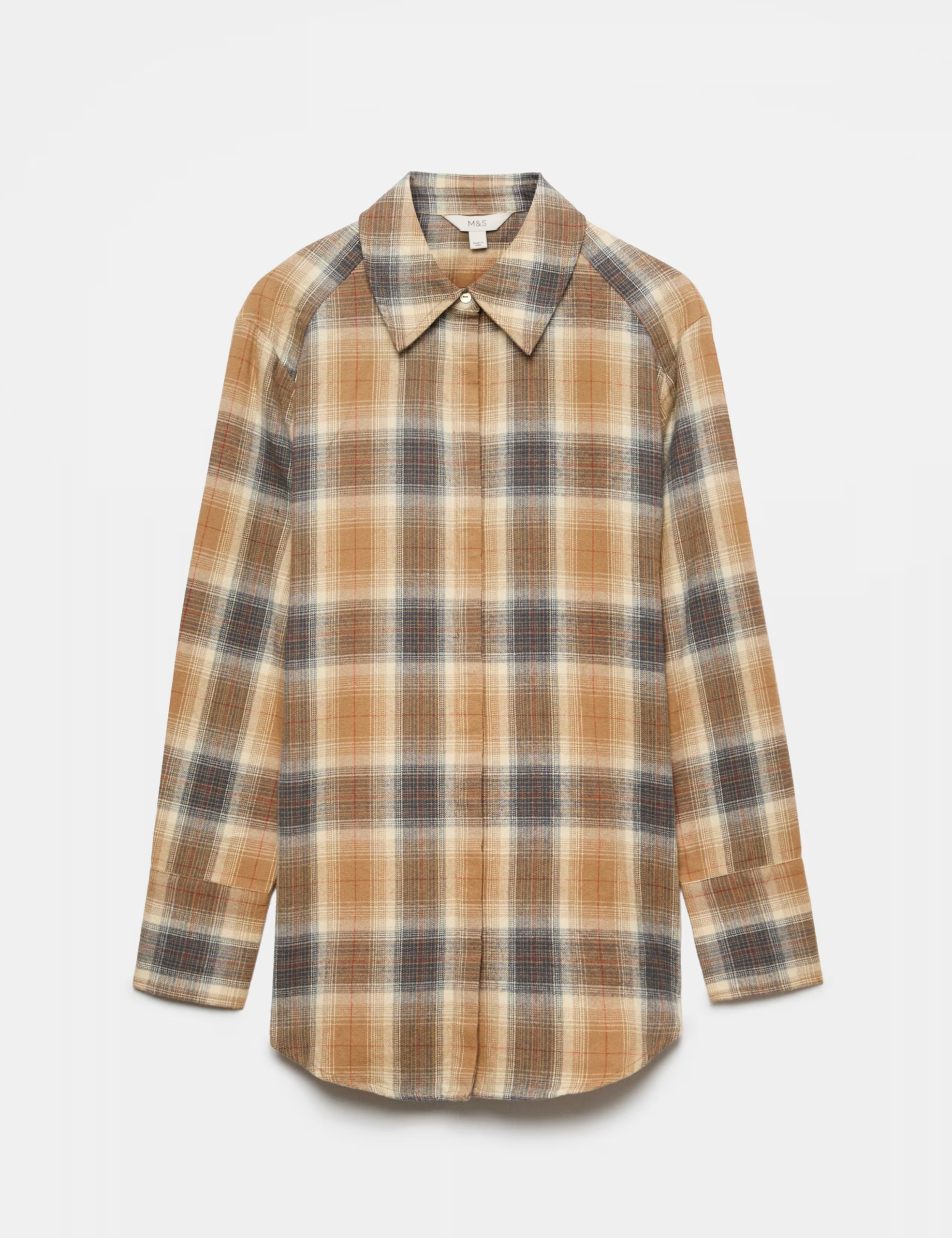 A Marks &amp;amp; Spencer plaid shirt.