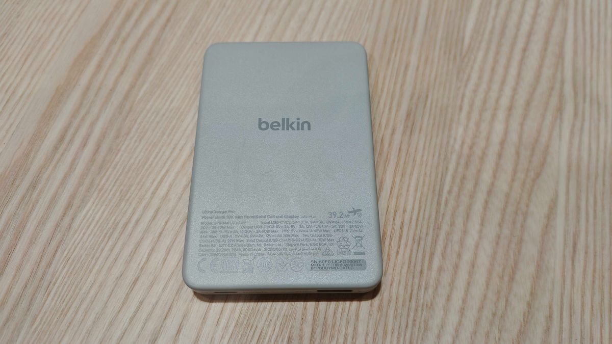 A Belkin UltraCharge power bank