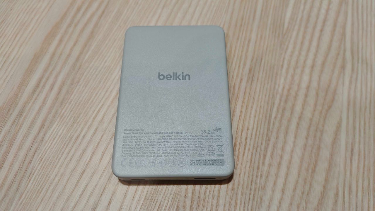A Belkin UltraCharge power bank