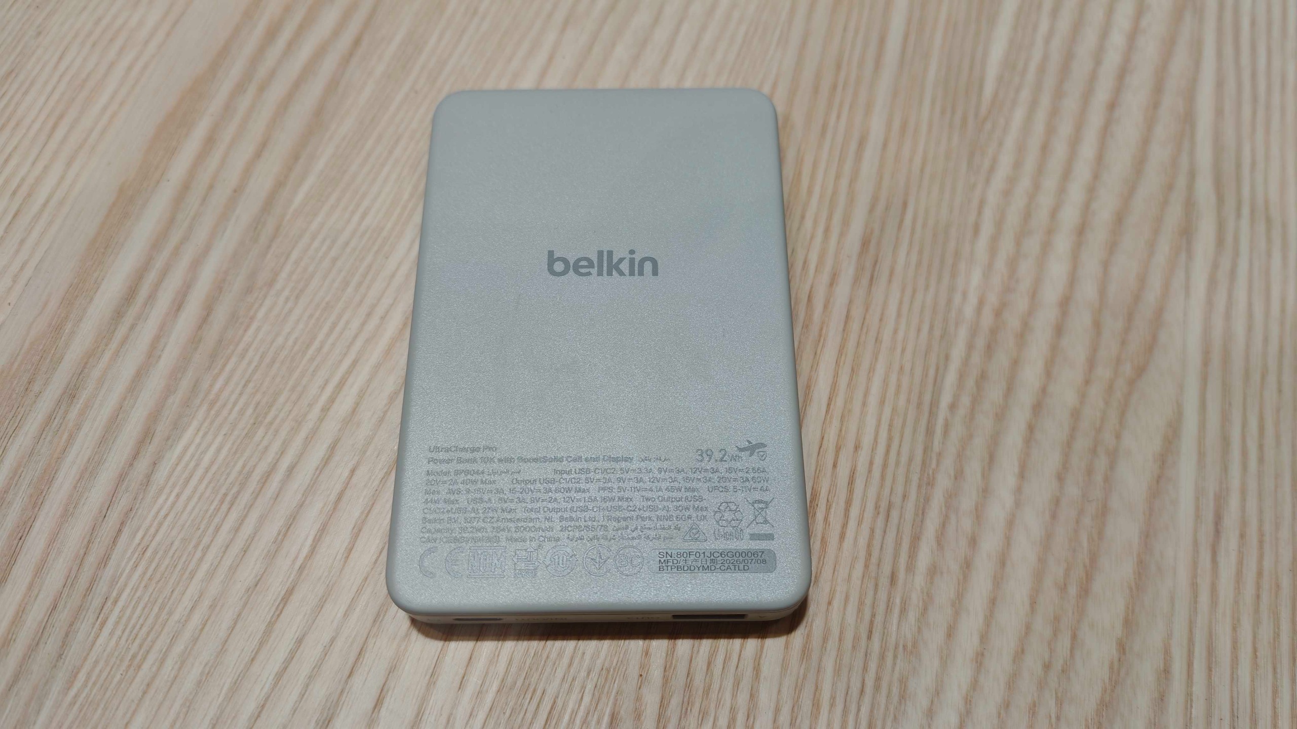Un banco de energía Belkin UltraCharge