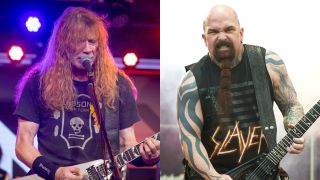 Dave Mustaine and Kerry King onstage