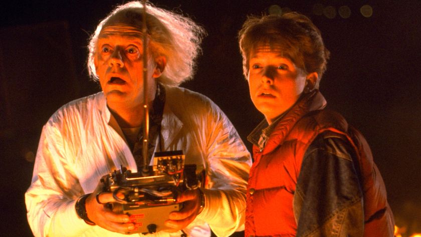 Christoper Lloyd and Michael J. Fox in Back to the Future