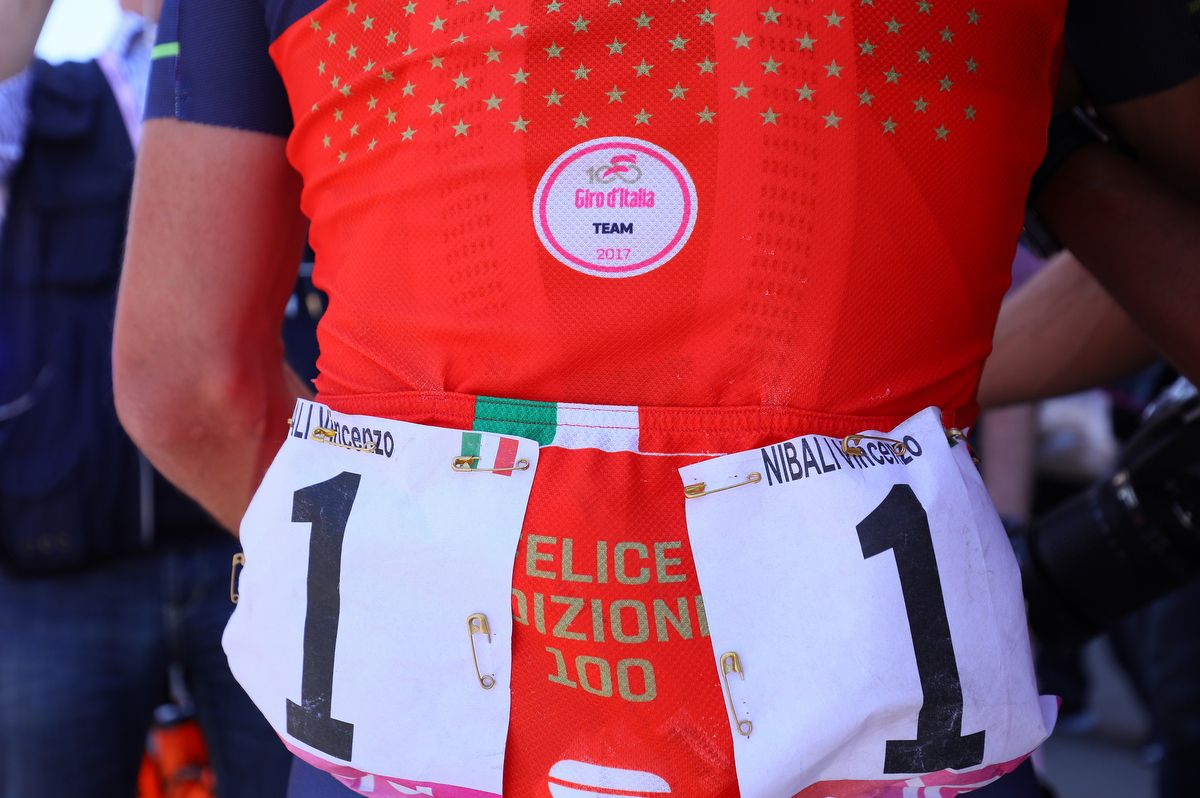 The Giro's number one dossard belongs to Vincenzo Nibali in 2017
