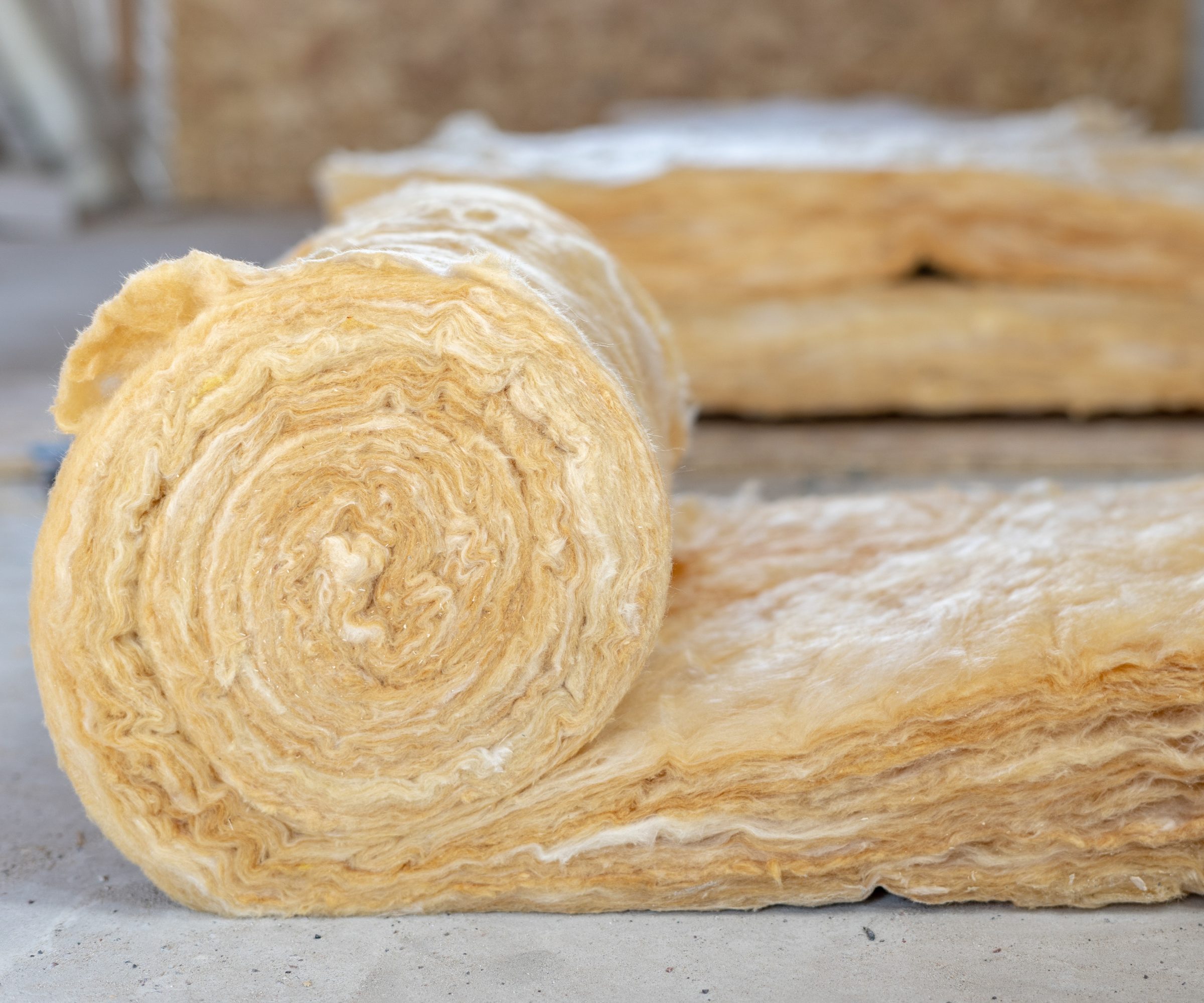 Roll of internal wall insulation