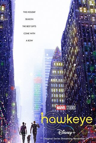 The teaser poster for the Hawkeye Series.