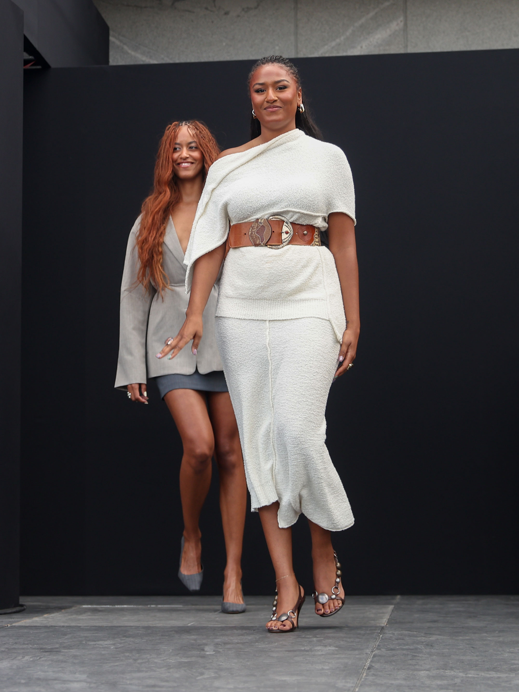 Sasha Obama wore Miu Miu sandals to the opening of the Obama Presidential Center in Chicago