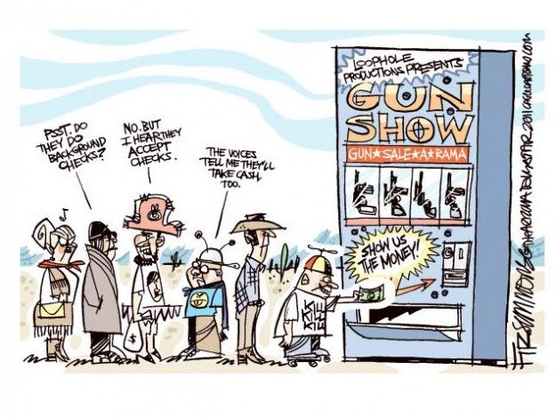 Gun show: Responsible need not apply