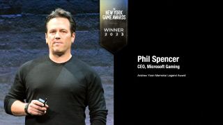 Phil Spencer at the 12th Annual New York Game Awards.