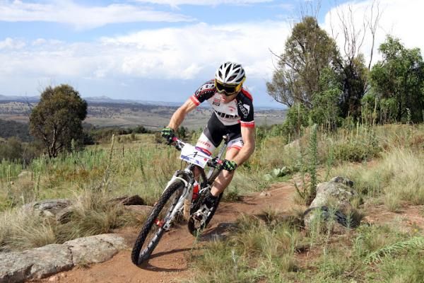 Local Andy Blair blazes to fifth among the elite men.