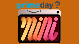 ipad mini and prime day logo with question mark