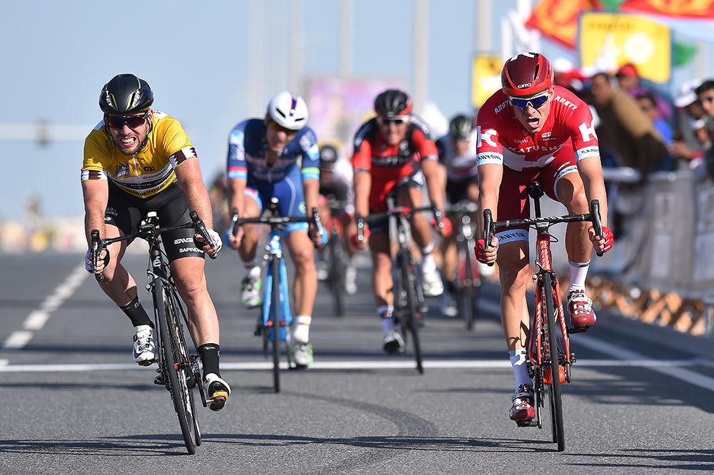 The sprint was too close to call
