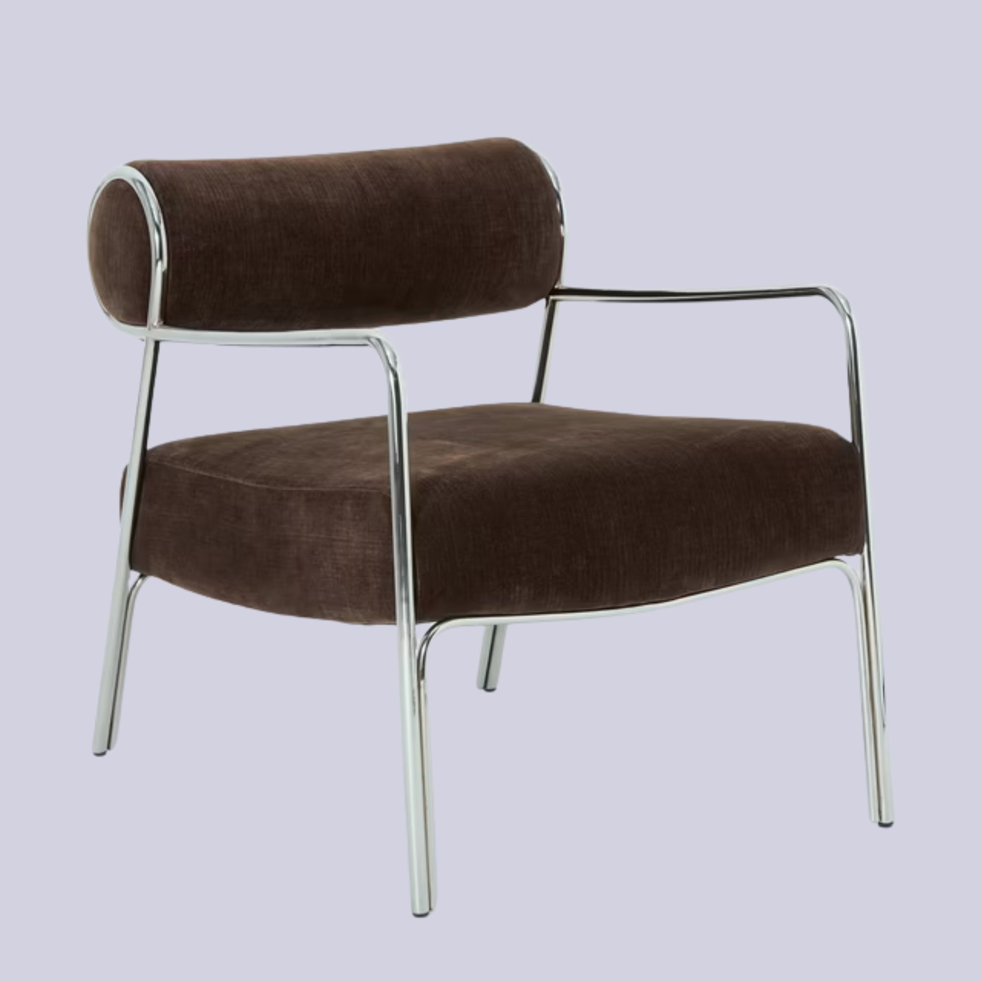 John Lewis, Hoxton Armchair in Chocolate Chenille