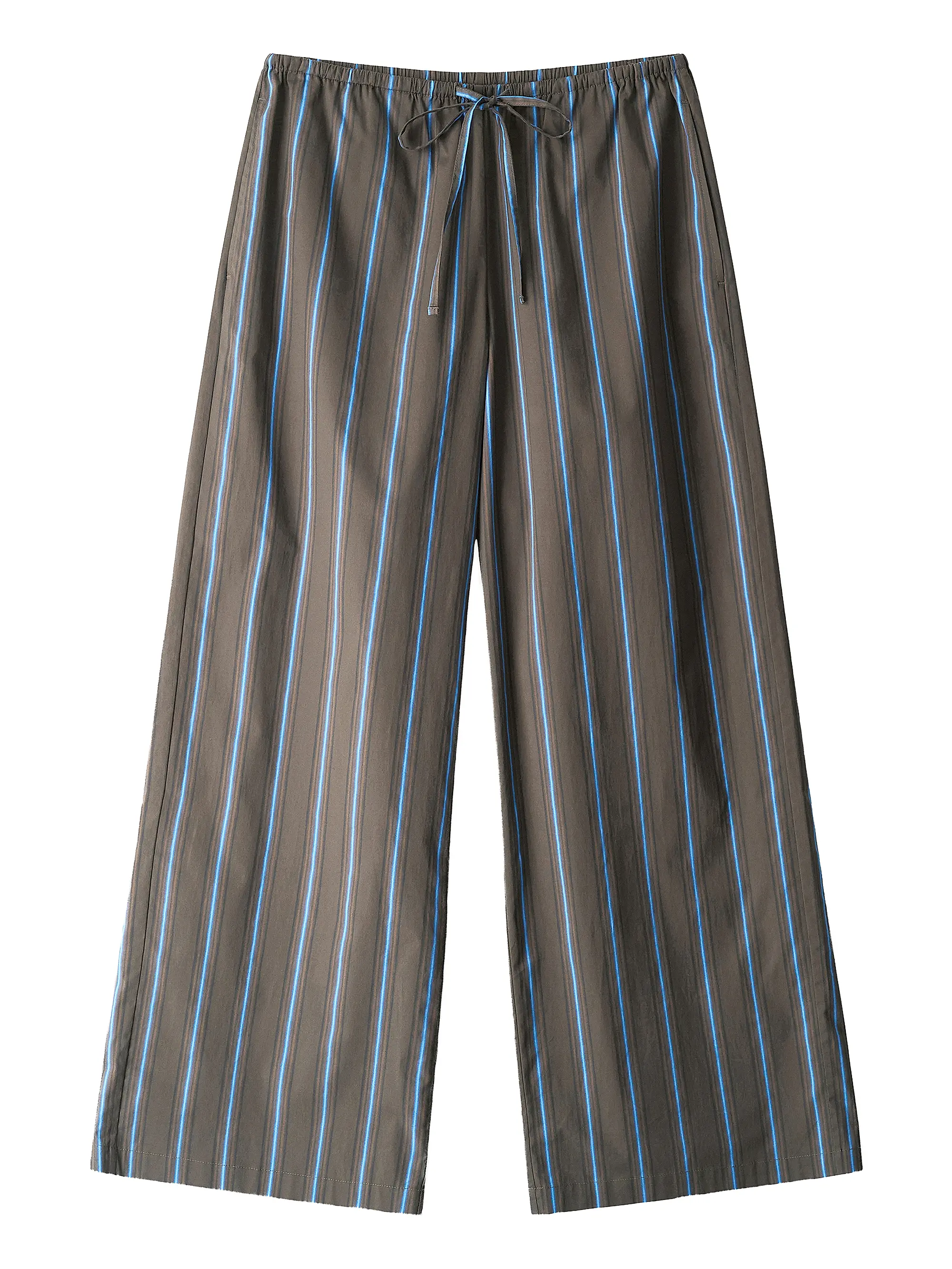 Mateo Striped Relaxed-Fit Drawstring Pants