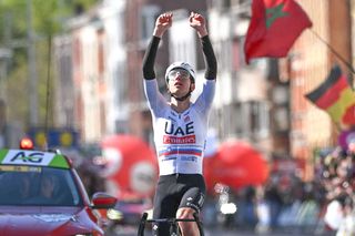 Pogacar has racked up the wins so far this season, the latest coming at Liège-Bastogne-Liège