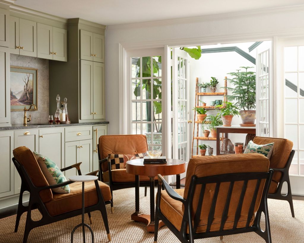Orange and green is the color pairing transforming homes in 2025 | Homes and Gardens