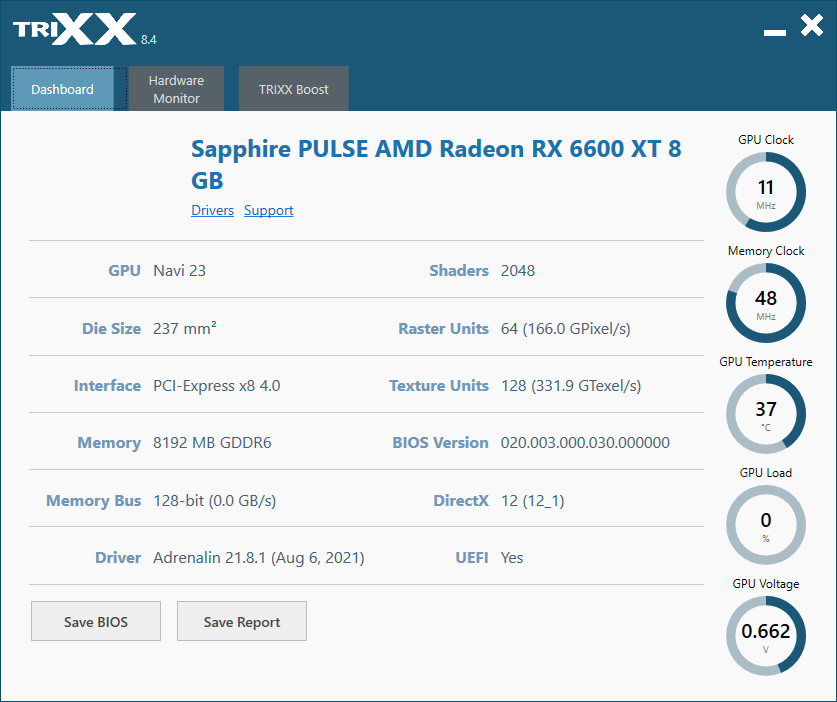 Sapphire Radeon RX 6600 XT Pulse