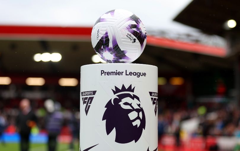 The Premier League match ball prior to Nottingham Forest&#039;s game against Liverpool at the City Ground