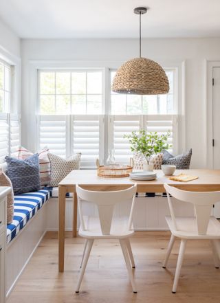 coastal dining space