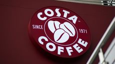 Costa Coffee logo is seen on September 2, 2020 in Warsaw, Poland.