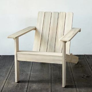 Teak outdoor Adirondack chair