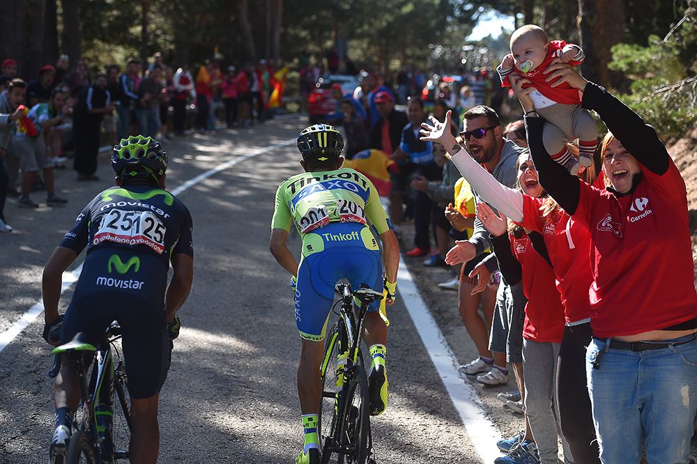 Nairo Quintana in action during stage 20.