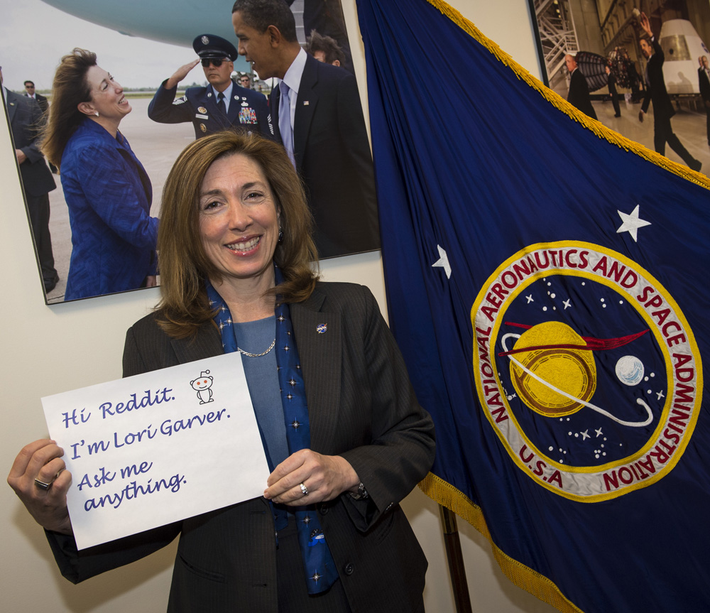 NASA Deputy Chief Lori Garver to Do Reddit Chat