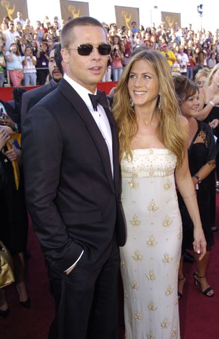 Brad Pitt and Jennifer Aniston in 2004