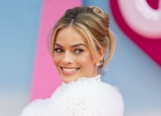 Margot Robbie attends the "Barbie" European Premiere at Cineworld Leicester Square