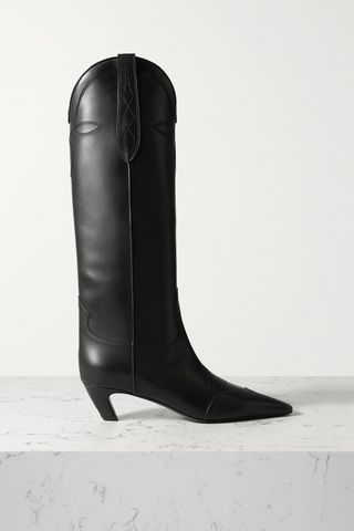 Dallas Leather Knee Boots