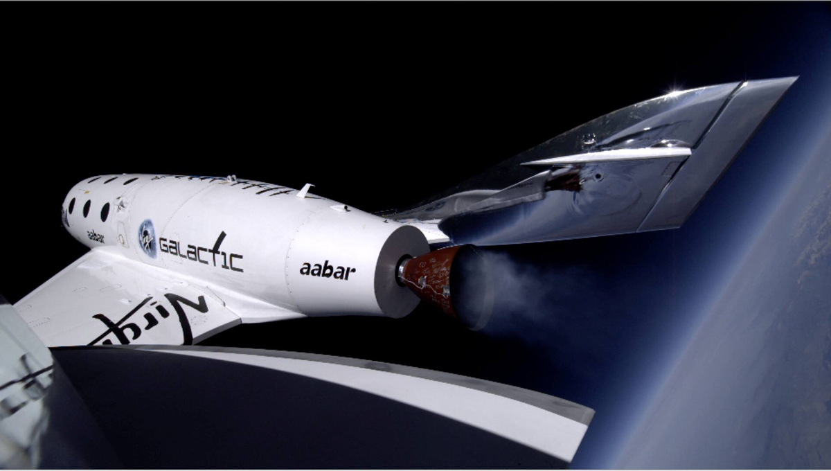 SpaceShipTwo at 71,000 Feet