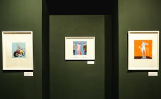 Display of Richard Kilroy paintings