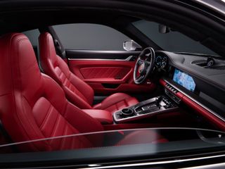 Porsche 911 Turbo S red interior
